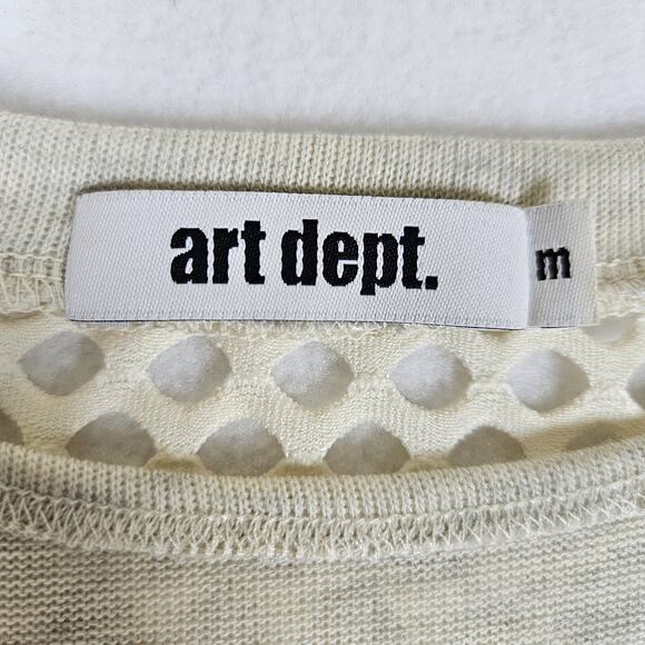 Art Dept Cage Dress Designer Minimalist Luxe Modern Maxi Crochet Celeb Womens M - Picture 11 of 13